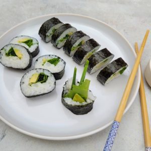 sushi med færøsk kuller