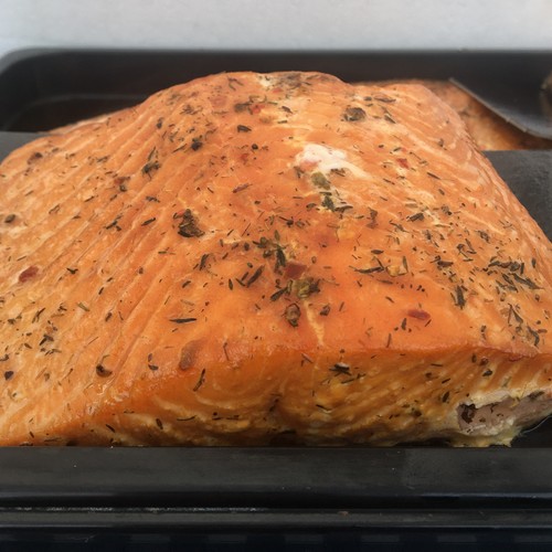 Fisk Lakseside 1,8 kg varmrøget færøsk laks