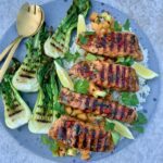 grillede færøske lakseportoner