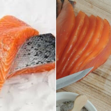 laksemix består af lakseportioner med skind fra Bakkafrost og koldrøget laks fra Hiddenfjord