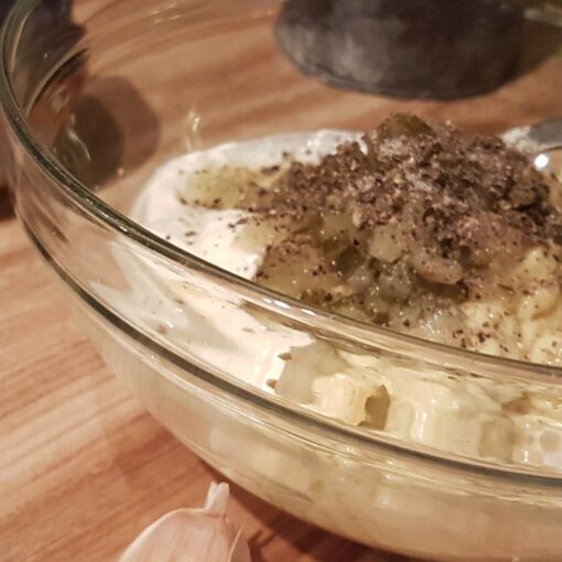 Kold frisk creme til fisk