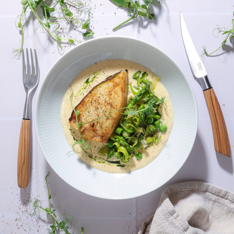 Opskrift på stegt færøsk helleflynder